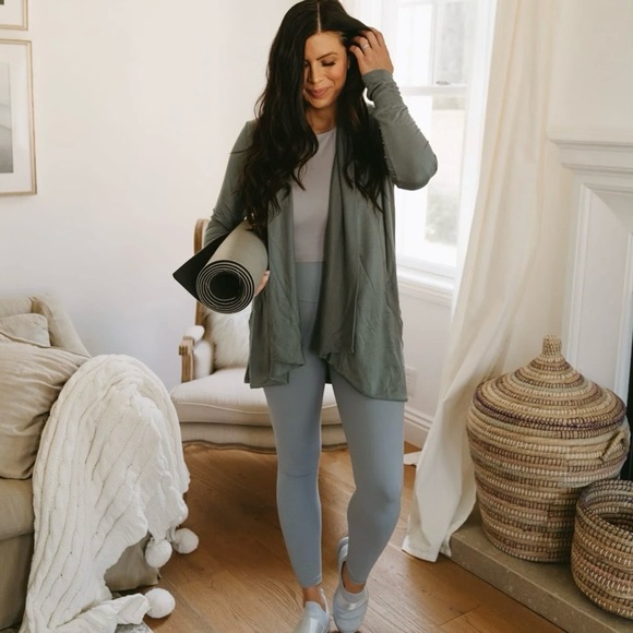 Athleta Ulta High Rise Elation 7/8 Tights Leggings Blue Star Size Small - Picture 3 of 8